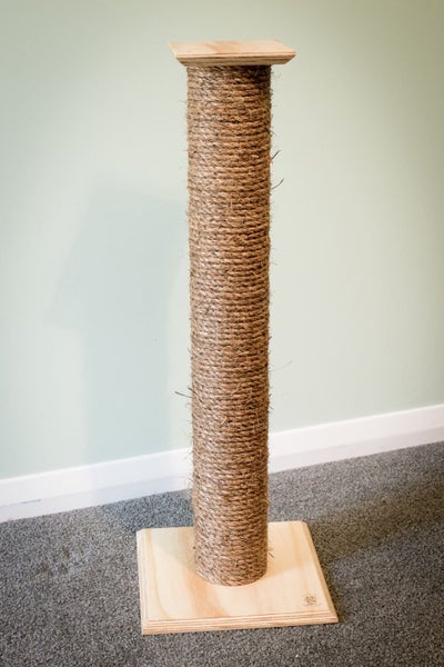 Cat Scratching Post 800mm Tall, Natural Finish Carousel 4