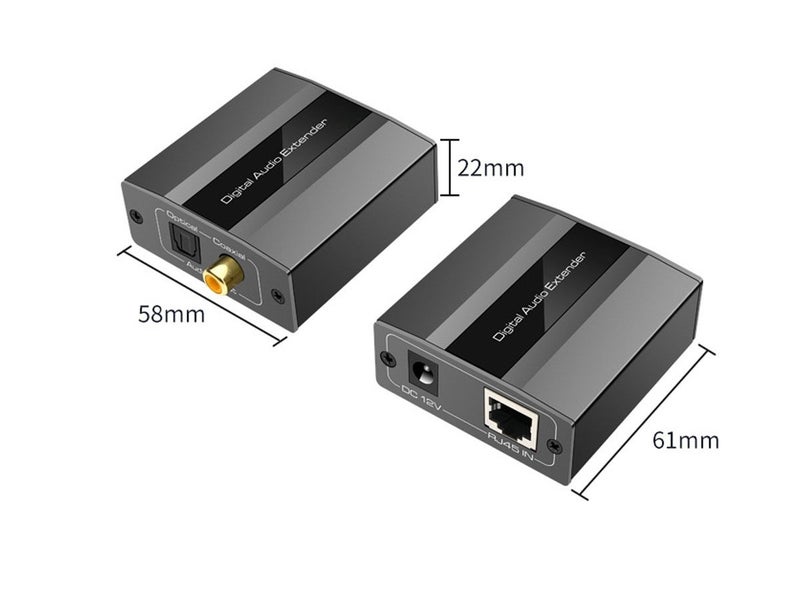 Digital Audio Extender Converter for Optical/Coaxial Audio (Over Stocked) Carousel 6