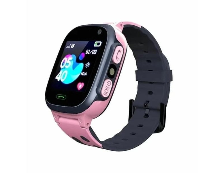 GPS SOS Kids Smart Watch SIM Card Waterproof Smart Watch Kids WatchPink Carousel 2