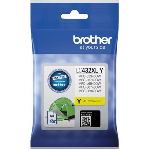 Brother LC432XLY Original Ink Cartridge - Single Pack - Yellow - Inkjet - High Y Carousel 1
