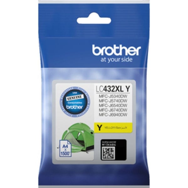 Brother LC432XLY Original Ink Cartridge - Single Pack - Yellow - Inkjet - High Y Carousel 2