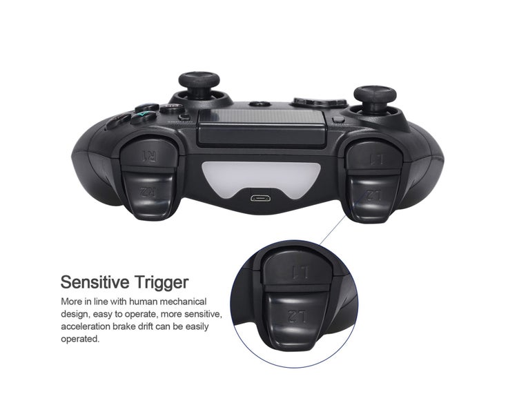 Game Controller for PS4 Wireless BT Gamepad Remote Control Compatible with Carousel 6