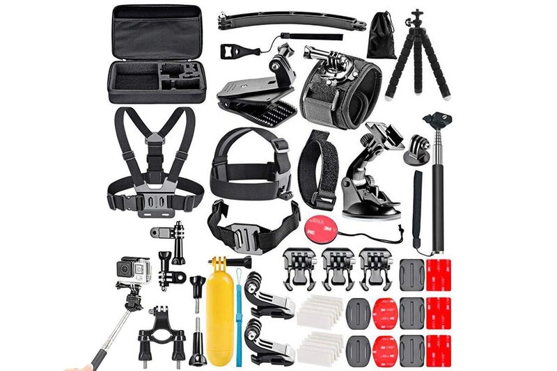 50Pcs Action Camera Accessory Kit for GoPro Hero 10 9 DJI OSMO AKASO Insta360 Carousel 1