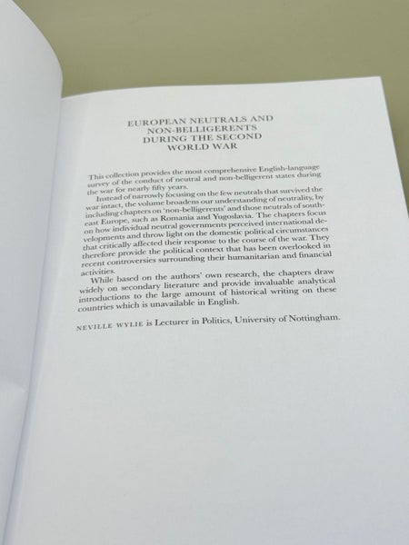 European Neutrals and Non-Belligerents During the Second World War by Neville... Carousel 2