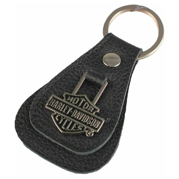 xfl0027-black Harley Harley-Davidson Bar & Shield Medallion Teardrop Key Chai... Carousel 1