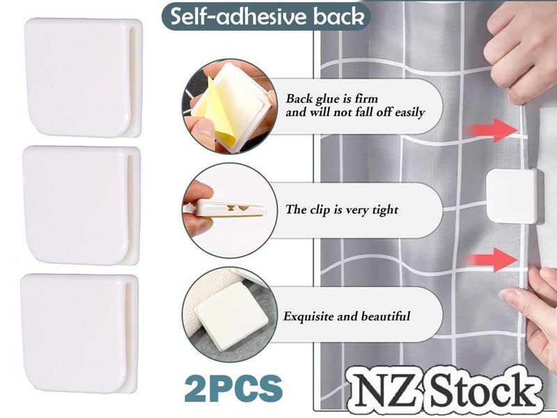 Shower Curtain Clips 2PCS (Auckland Stock) Carousel 1