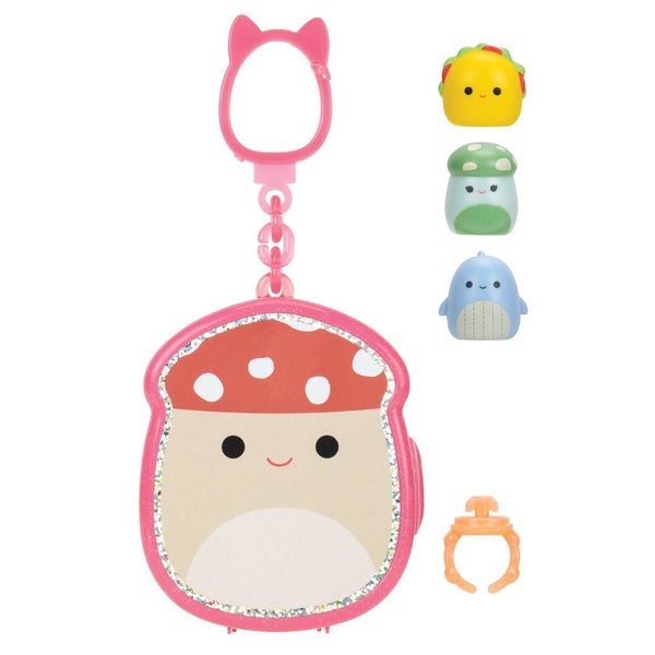 Squishmallows: Squish-a-longs - Clip-a-longs 3-Pack (Tan Mushroom) Carousel 1