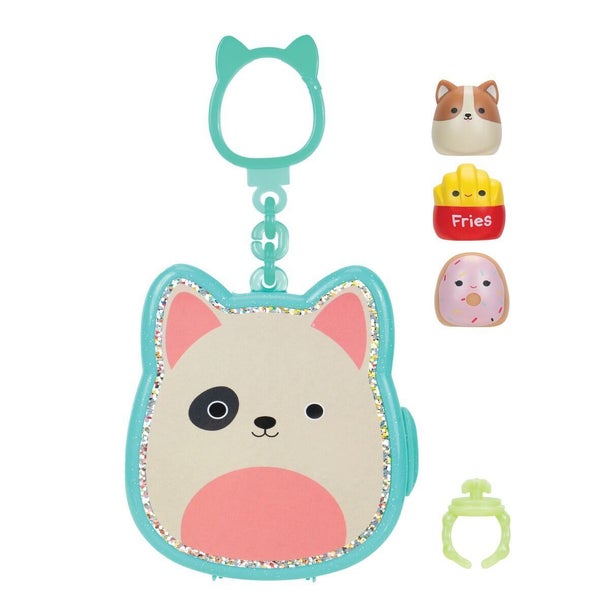 Squishmallows: Squish-a-longs - Clip-a-longs 3-Pack (White Dog) Carousel 1
