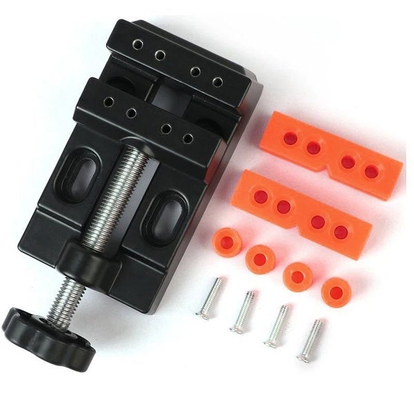 Woodworking Aluminum Drill Press Vise Multifunctional Bench Clamp for Drilling Carousel 2
