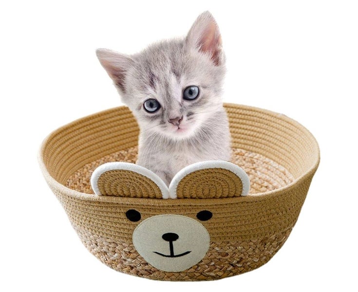 for Cat Scratching Basket Pad Lounge Bed Round Scratch Pad for Cat Scratche Carousel 1