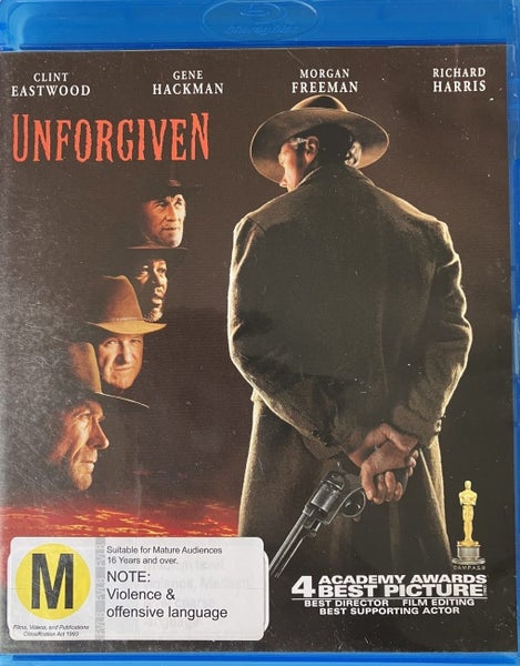 UNFORGIVEN BLURAY - CLINT EASTWOOOD Carousel 1