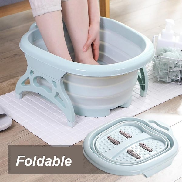 Collapsible Foot Bath Plain Foaming Massage Bucket Plastic Foot Bath Basin Large Carousel 1