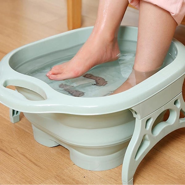 Collapsible Foot Bath Plain Foaming Massage Bucket Plastic Foot Bath Basin Large Carousel 5