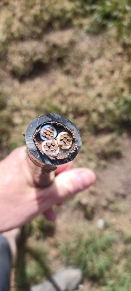 16mm 3 core Neutral screen xlpe cable. Approx 100m Carousel 1