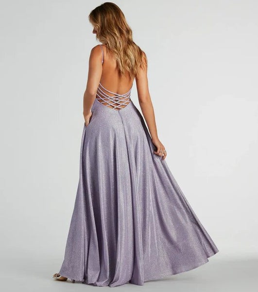 Tara sparkling A-Line ball dress with back detail Express NZ wide63617774706690113