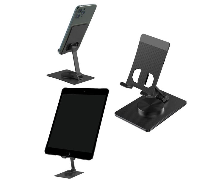 Foldable Desktop Phone Holder Adjustable Table Cell Phone Stand Phone Acces Carousel 1