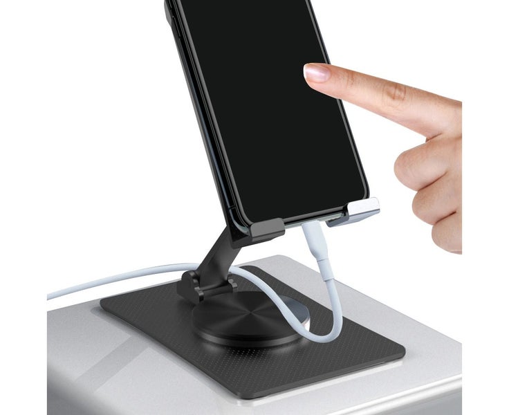Foldable Desktop Phone Holder Adjustable Table Cell Phone Stand Phone Acces Carousel 2