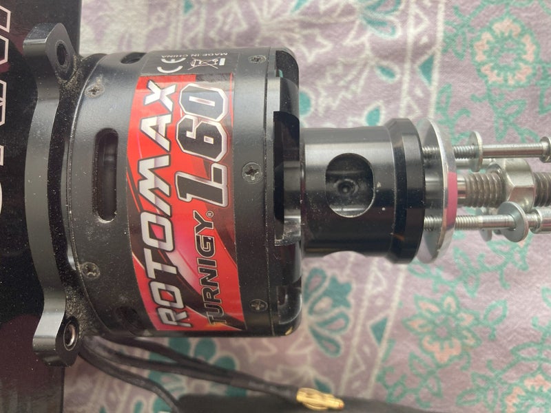 Rotomax Motor 1.60 and aerostar 150A ESC Unused Carousel 1