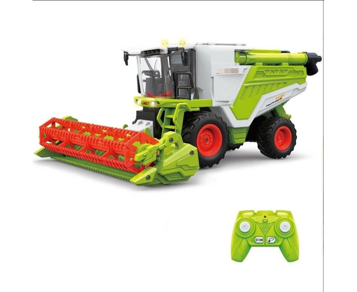 Farm Tractor Toy 2.4G Remote Control Combine Harvester Truck with Sounds Li Carousel 1