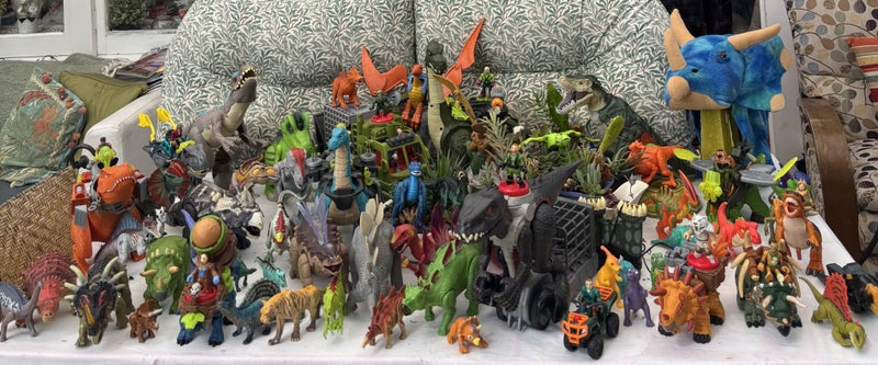 Fisher Price +other Big Brands ••” DINOSAURS”My Huge Collection 12x with Sounds Carousel 1