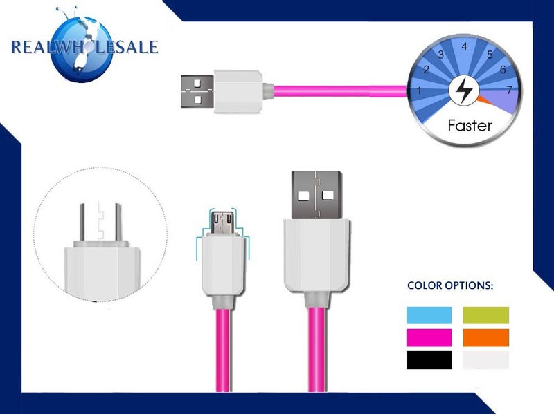 Micro USB Data Charger Cable For Samsung HTC Sony Carousel 1