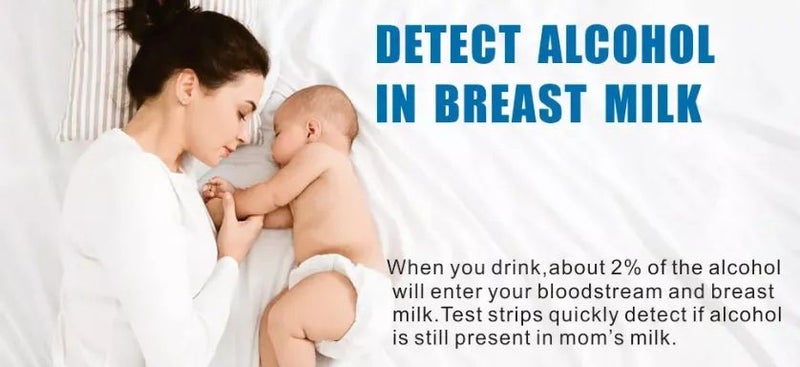 Breastfeeding Safety Test – 25 Alcohol Strips to Check Milk Before Feeding Carousel 2
