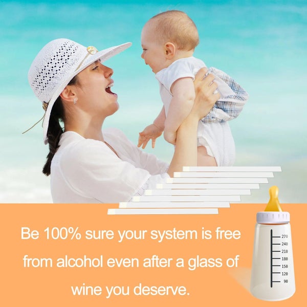 Breastfeeding Safety Test – 25 Alcohol Strips to Check Milk Before Feeding Carousel 1