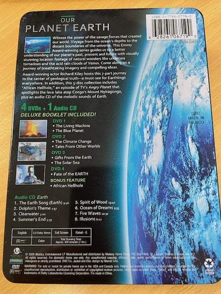Our Planet Earth DVD 5-Disc Box Set Collector's Edition + Tin & Booklet Carousel 2