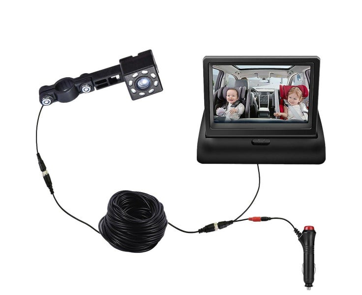 Facing Baby Monitor 360 Adjustable Baby Rear Display Camera with Night Visi Carousel 1