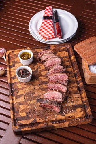 Teak Chopping Board 46x35.5cm - Tramontina Carousel 2