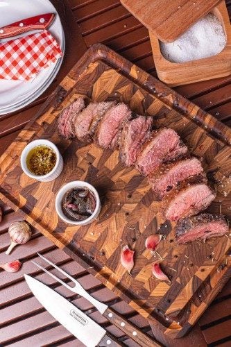 Teak Chopping Board 46x35.5cm - Tramontina Carousel 6