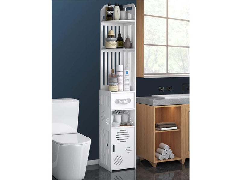 Bathroom Storage Cabinet Shelf Corner Organiser Carousel 3