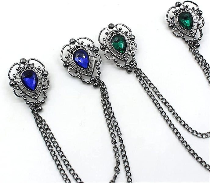 Antique Collar Clips Brooches Lapel Pins For Women Girls Unisex Vintage Elegant Carousel 5