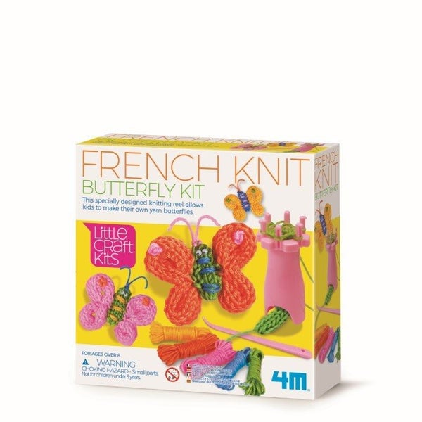 4M Craft French Knit Butterfly Kit Carousel 2
