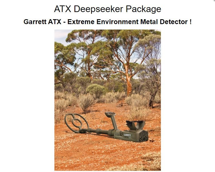 Metal Detector Garrett ATX Deep Seeker Package Carousel 9