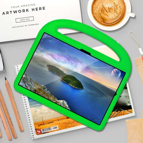 Case For Galaxy Tab A8 10.5 Inch 2021 (SM-X200/SM-X205) -Green Carousel 8
