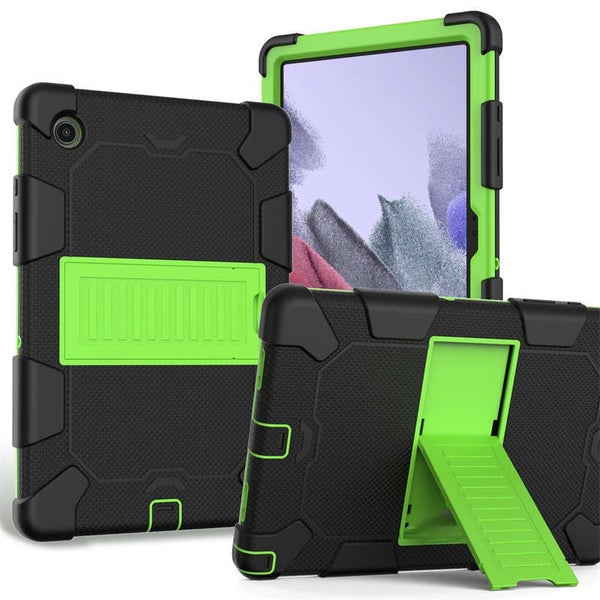 Case For Galaxy Tab A8 10.5inch 2021 (SM-X200/SM-X205) -BlackGreen Carousel 1