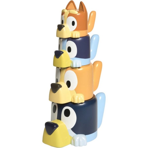 Bluey Family Stack & Pour Bath Toy Carousel 1