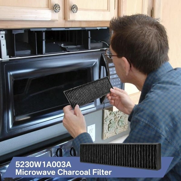 5230W1A003A Charcoal Filter For Lg Microwave Replacement Carousel 1