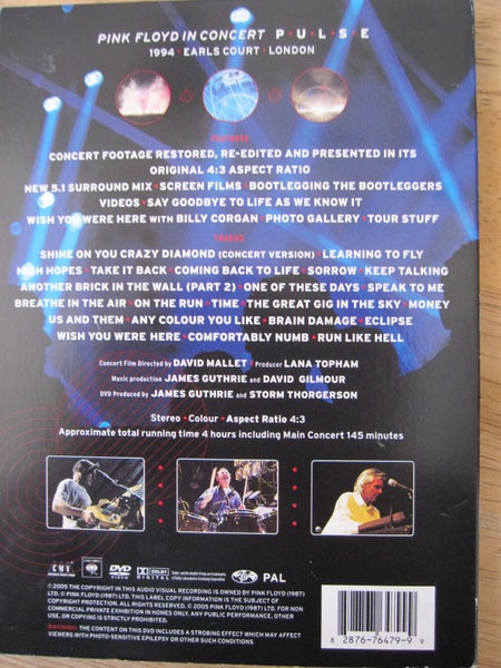 Pink Floyd - Pulse - 2 DVDs Carousel 3