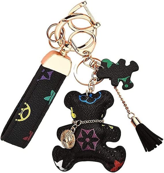 Cute Frenchie Bear Key Chains Women For Car Keys Wristlet Set , Car Keychains Fo Carousel 1