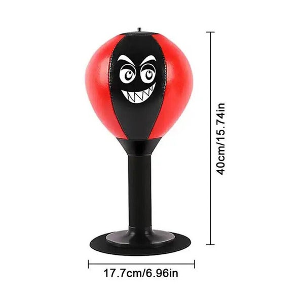 Desktop Punching Bag Stress Buster Punching Bag W/Suction Cup Reduce Tension Toy Carousel 2