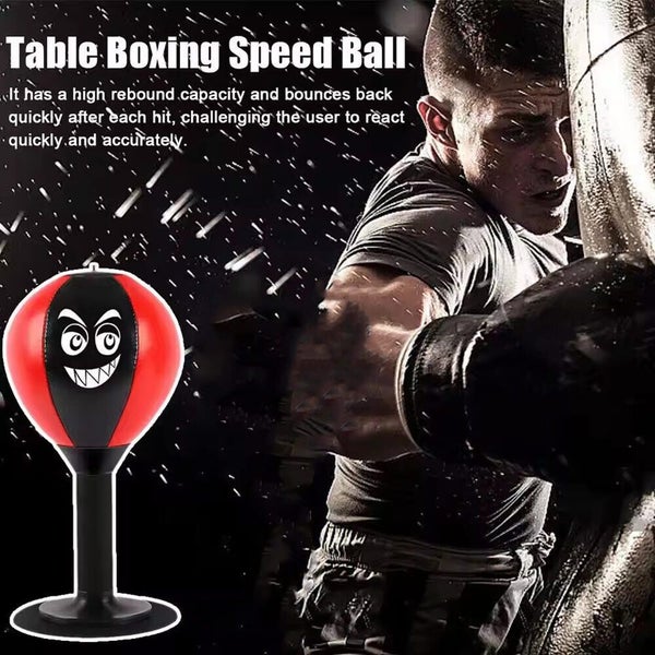 Desktop Punching Bag Stress Buster Punching Bag W/Suction Cup Reduce Tension Toy Carousel 13