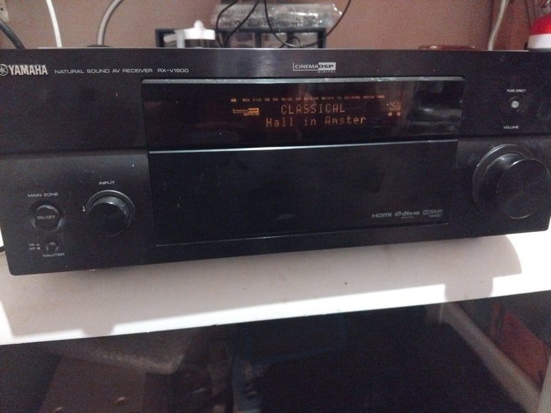 7.1 x 130 watt channel Yamaha natural sound AV Receiver RX-V1900 Carousel 2