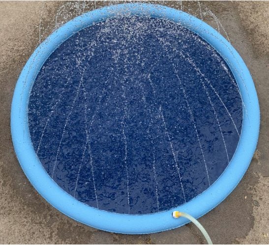 Kids Water Play Mat Water Toys 170cm Carousel 2