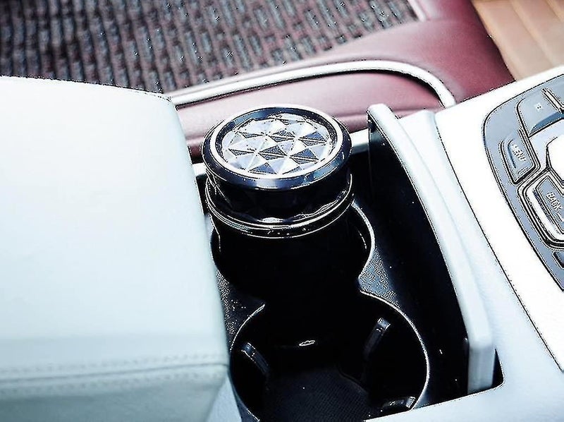 Auto Car Ashtray Portable With Blue Led Light Ashtray Smokeless Smoking Stand Cy Carousel 4