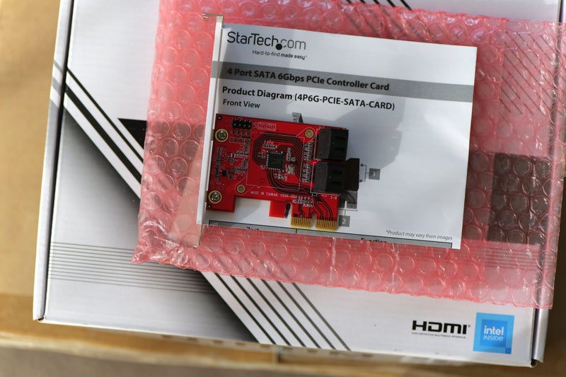 StarTech SATA PCIe Card 4 Port 6Gbps ASM1164 Non-Raid Carousel 1