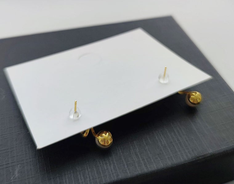 (100% Pearl) Natural Pearl Drop Earrings EBZ12JX-8 Carousel 8