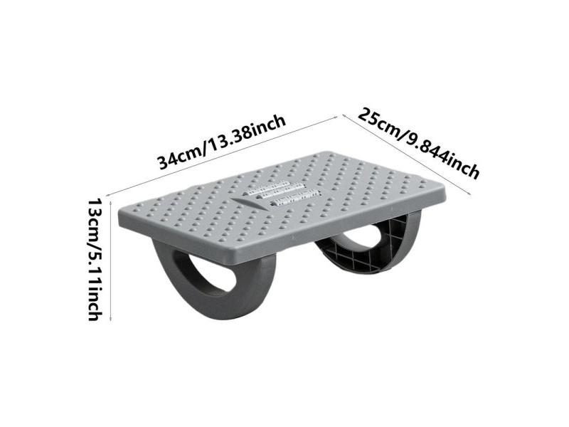 Portability Foot Rest Under Desk Footrest Ergonomic Foot Stool With Massage Carousel 1