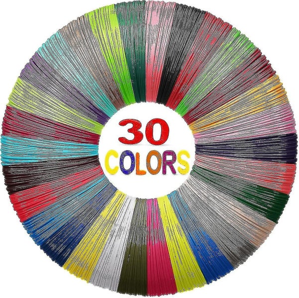 3d Pen Filament 30 Colors, 1.75mm Pla Refills, 3d Pen Printing Colors For Art Cr Carousel 1